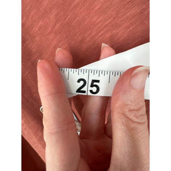 Aerie Dress Womens XL Pink Maxi Tiered Flowy Comfy Casual Cottage Boho Cotton - Picture 7 of 7